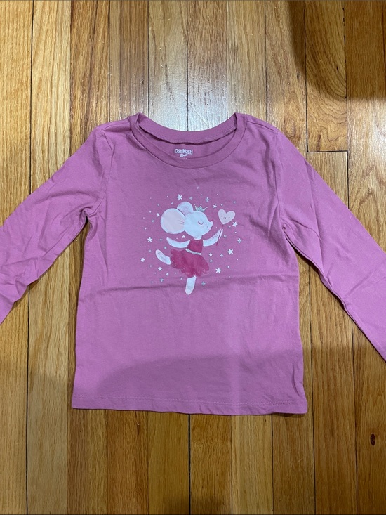 OshKosh B'gosh Other - OshKosh B'gosh Pink Mouse Ballet Long-Sleeve Tee